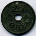 Дания 25 эре 1945 год