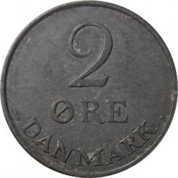 Дания 2 эре 1951 год