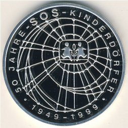 ФРГ 10 марок 1999 год