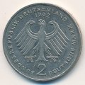ФРГ 2 марки 1992 год - Франц Йозеф Штраус (J)
