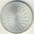 ФРГ 10 марок 1972 год - Эмблема &quot;In Deutschland&quot; (J)