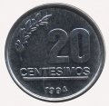 Уругвай 20 сентесимо 1994 год - Хосе Артигас