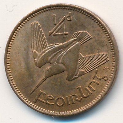 Ирландия 1 фартинг 1953 год