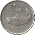 Исландия 1 крона 1987 год - Треска