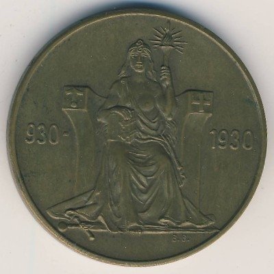 Исландия 2 кроны 1930 год