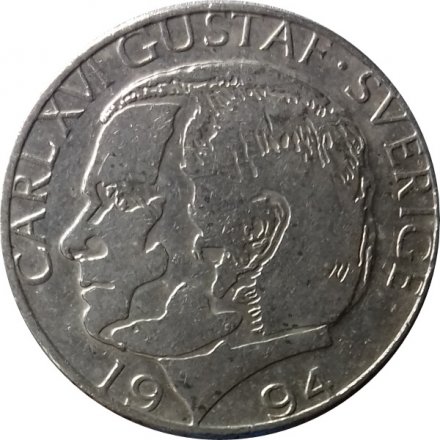 Швеция 1 крона 1994 год