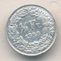 Швейцария 1/2 франка 1928 год