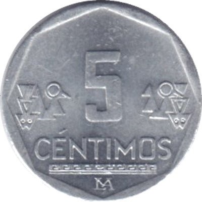 Перу 5 сентимо 2016 год