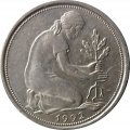ФРГ 50 пфеннигов 1992 год (A)