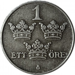 Швеция 1 эре 1946 год