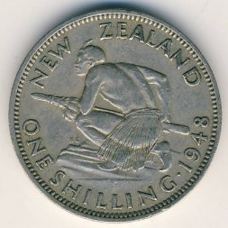 Новая Зеландия 1 шиллинг 1948 год