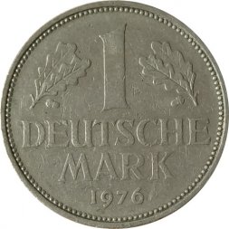 ФРГ 1 марка 1976 год (D)