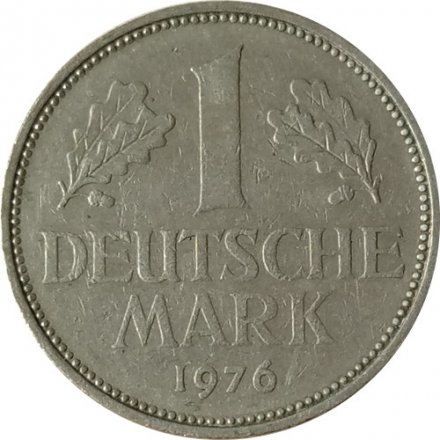 ФРГ 1 марка 1976 год (D)