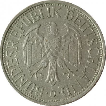 ФРГ 1 марка 1976 год (D)