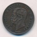 Италия 5 чентезимо 1867 год (N)