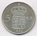 Швеция 5 крон 1955 год