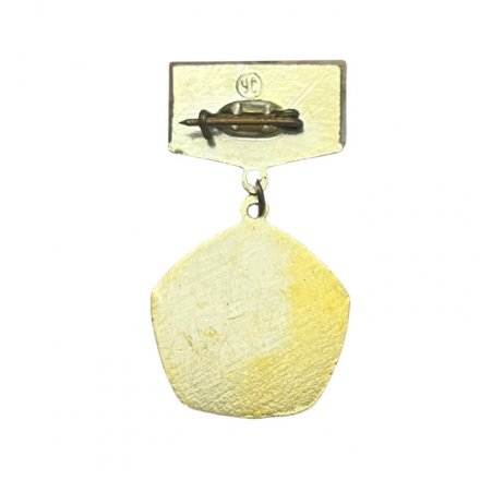 Значок с натуральным камнем СибАДИ. Сибирский государственный автомобильно-дорожный университет