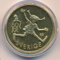 Швеция 50 крон 2002 год - Астрид Линдгрен. Пеппи Длинный чулок