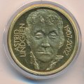 Швеция 50 крон 2002 год - Астрид Линдгрен. Пеппи Длинный чулок