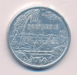 Французская Полинезия 2 франка 1993 год