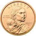 США 1 доллар 2002 год - Парящий Орёл (P)