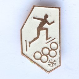 Значок. Конькобежный спорт. Олимпийские игры
