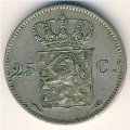 Нидерланды 25 центов 1825 год