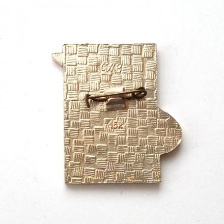 Значок СССР ТУ-134. Аэрофлот (черный)