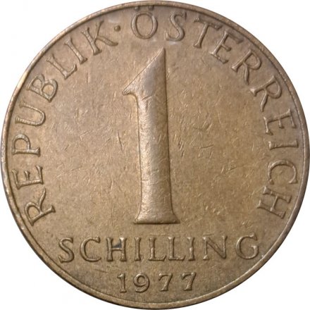 Австрия 1 шиллинг 1977 год