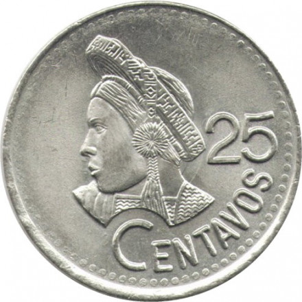 Гватемала 25 сентаво 1994 год