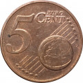Австрия 5 евроцентов 2005 год