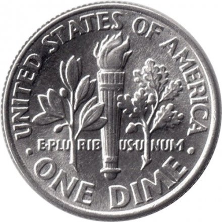 США 1 дайм (10 центов) 2004 год - Франклин Рузвельт (D)