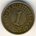 Маврикий 1 цент 1975 год