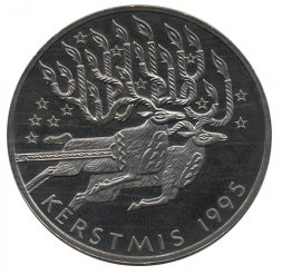 Нидерланды 5 экю 1995 год - Рождество
