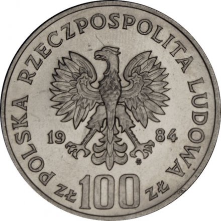 Польша 100 злотых 1984 год - Винценты Витос