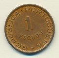 Мозамбик 1 эскудо 1974 год