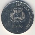 Доминиканская республика 1 песо 1992 год - 500 лет открытию и евангелизации Америки. Христофор Колумб