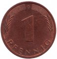 ФРГ 1 пфенниг 1976 год - G