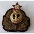 Кокарда шитая ВМФ СССР