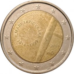 Финляндия 2 евро 2014 год - 100 лет со дня рождения Илмари Тапиоваара