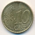 Бельгия 10 евроцентов 2001 год