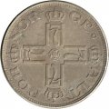 Норвегия 50 эре 1922 год (форма: круг без отверстия)