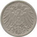Германия 5 пфеннигов 1899 год (A)