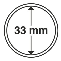Капсула для хранения монет диаметром 33 мм (Германия)