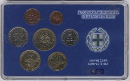 Набор из 7 монет Греция 1990 - 1992 год