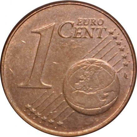 Германия 1 евроцент 2009 год (G)