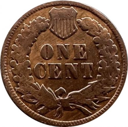 США 1 цент 1902 год Индеец