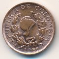 Колумбия 1 сентаво 1968 год