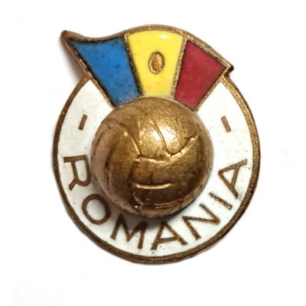 Значок Romania. Сборная Румынии по футболу. Эмблема