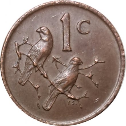 ЮАР 1 цент 1972 год